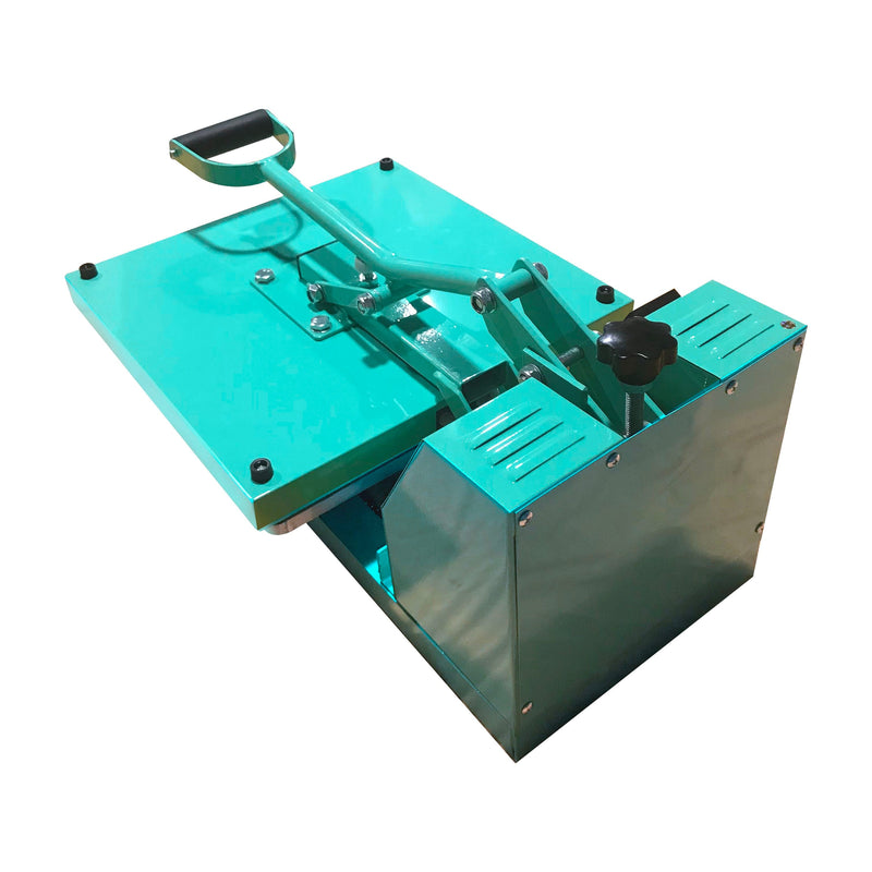 REFURBISHED Swing Design 15" x 15" Craft Heat Press - Turquoise Heat Press Swing Design