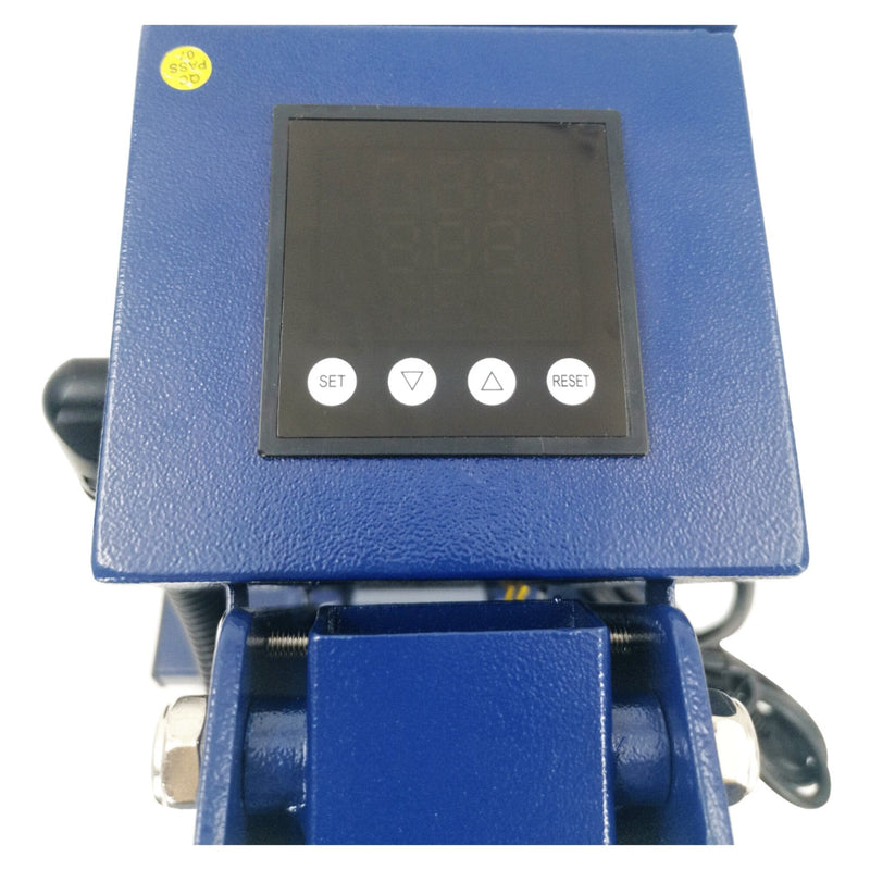 REFURBISHED Swing Design 15" x 15" PRO Slide Out Heat Press - Navy Heat Press Swing Design