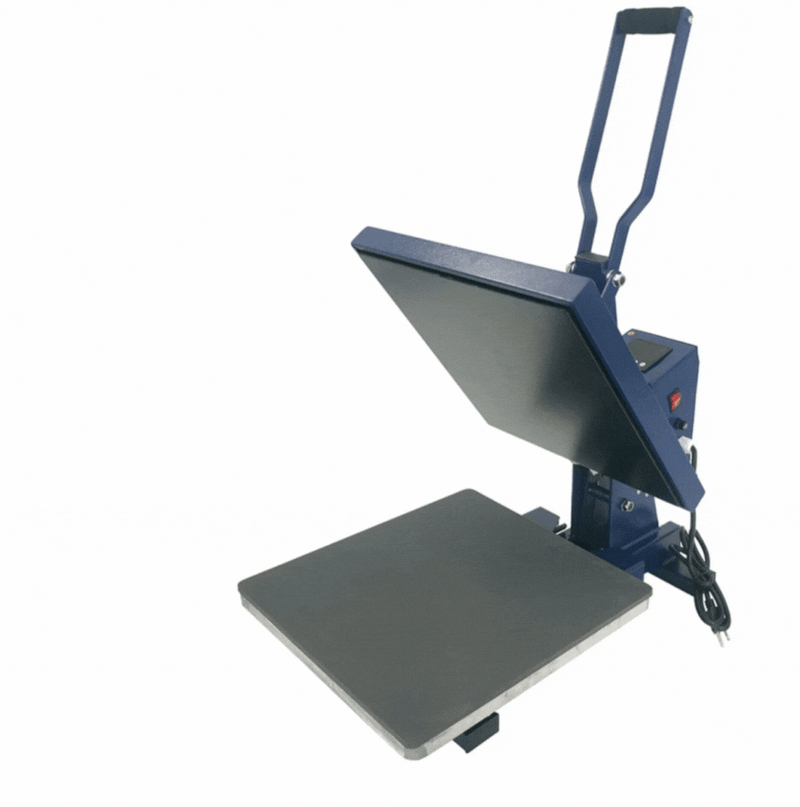 REFURBISHED Swing Design 15" x 15" PRO Slide Out Heat Press - Navy Heat Press Swing Design
