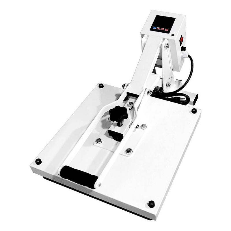 REFURBISHED Swing Design 15" x 15" PRO Slide Out Heat Press - White Heat Press Swing Design