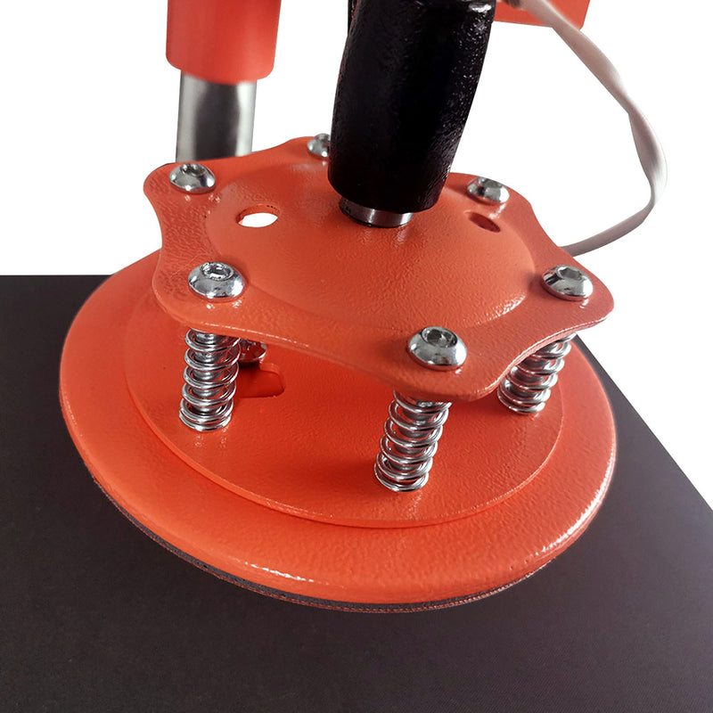 REFURBISHED Swing Design 15" x 15" Swing Away 8-in-1 Heat Press - Coral Heat Press Swing Design