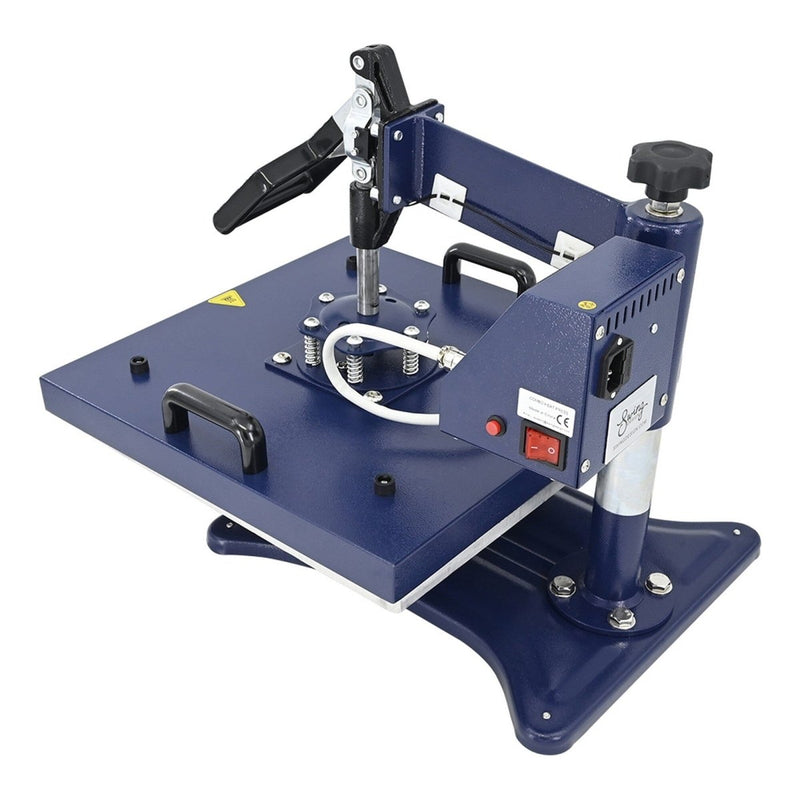 REFURBISHED Swing Design 15" x 15" Swing Away 8-in-1 Heat Press - Navy - Swing Design8