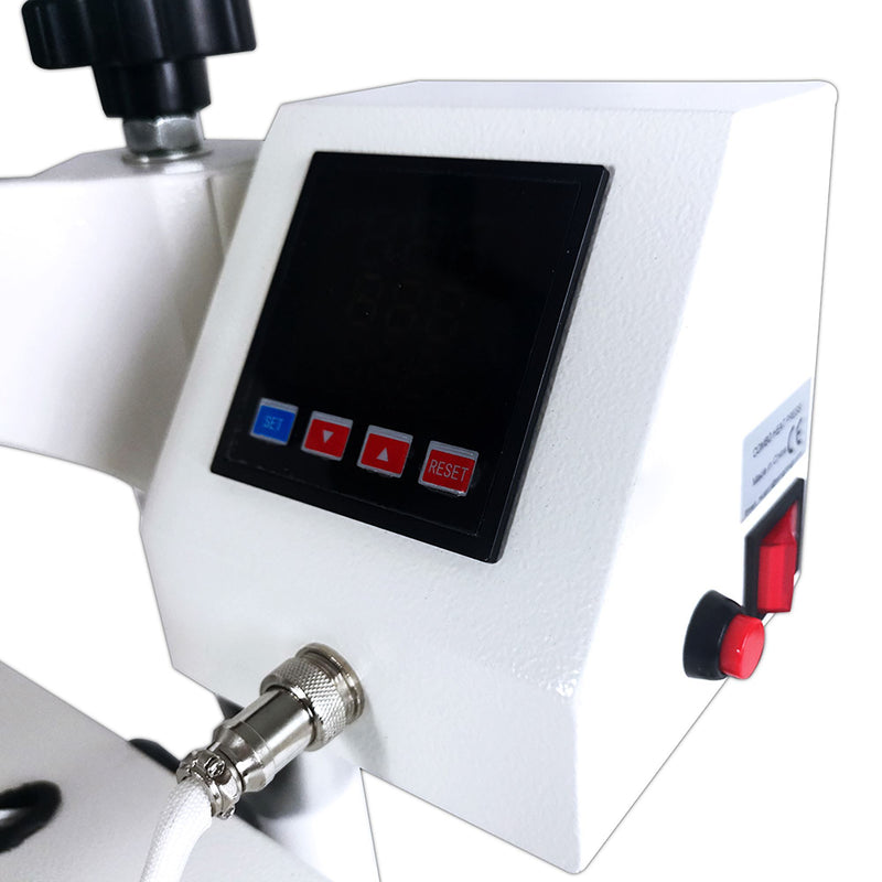 REFURBISHED Swing Design 15" x 15" Swing Away 8-in-1 Heat Press - White Heat Press Swing Design