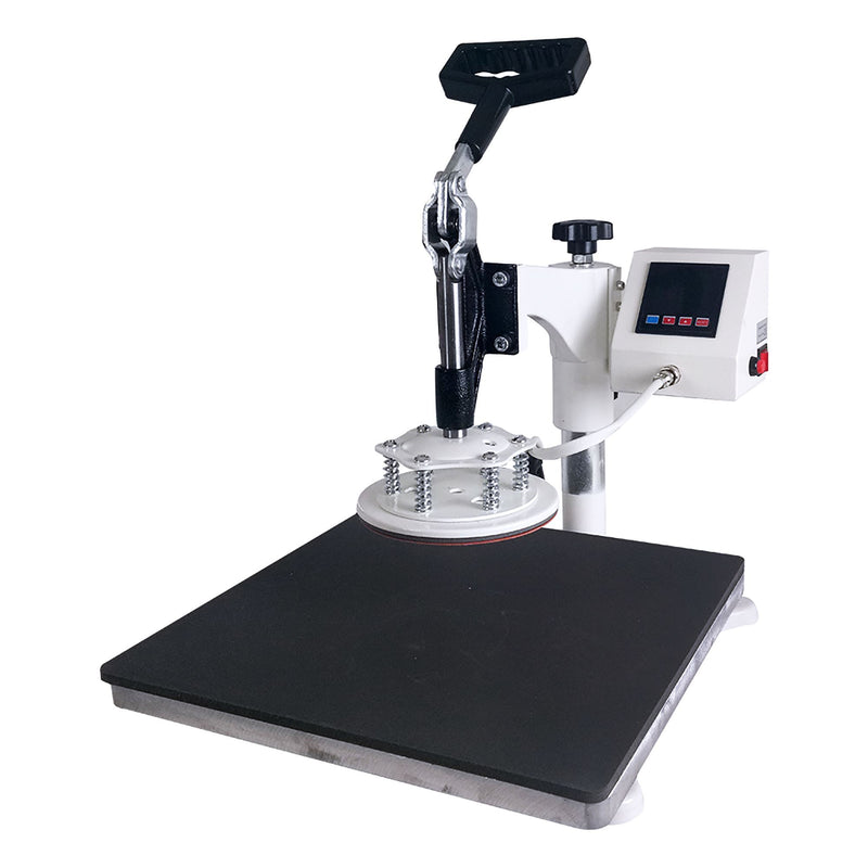 REFURBISHED Swing Design 15" x 15" Swing Away 8-in-1 Heat Press - White Heat Press Swing Design