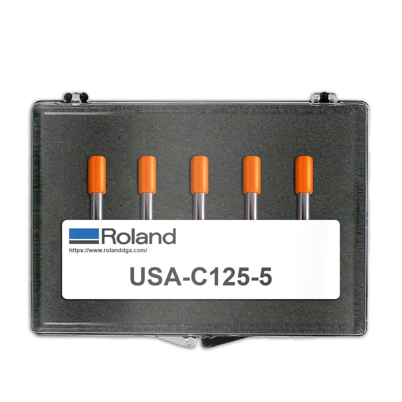 Roland 25°/.125 Offset Blades For Thin Materials - 5 Pack - Swing Design3
