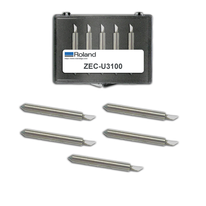 Roland 60°/1.00 Offset Premium Blade For Thick Materials - 5 Pack Eco Printers Roland