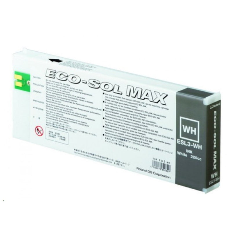 Roland BN-20 Eco-Sol Max Ink Set 220cc - Cyan, Magenta, Yellow, Black, White - Swing Design5
