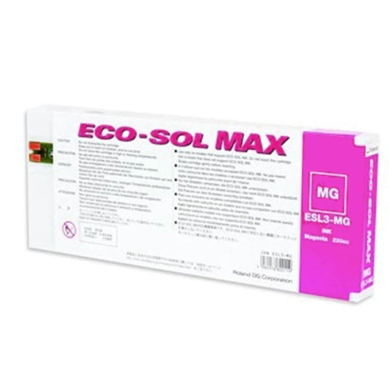 Roland BN-20 Eco-Sol Max Ink Set 220cc - Cyan, Magenta, Yellow, Black, White - Swing Design4