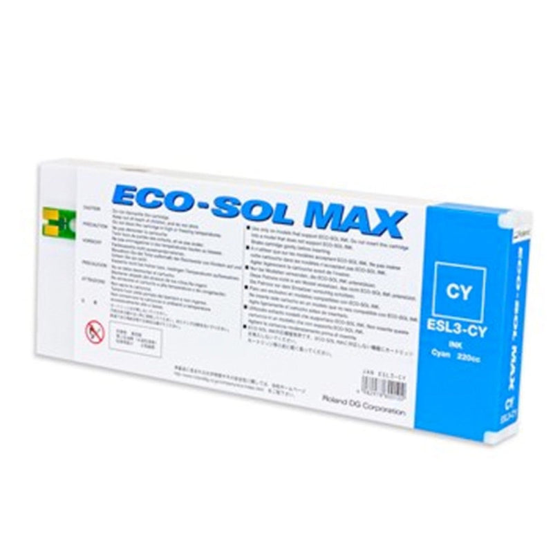 Roland BN-20 Eco-Sol Max Ink Set 220cc - Cyan, Magenta, Yellow, Black, White - Swing Design3