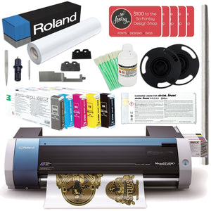 Roland BN-20 Eco-Solvent 20" Printer & Cutter w/ CMYK+WH Inks & GFP Laminator Eco Printers Roland 