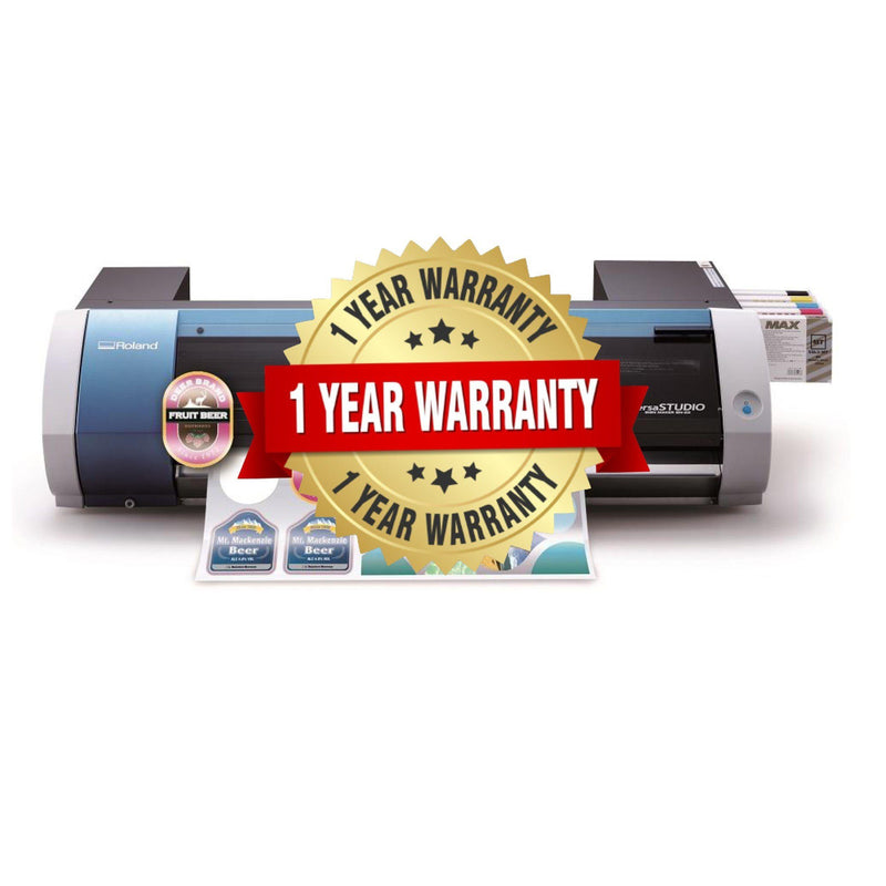 Roland BN-20 Inkjet Printer/Cutter Extended Warranty - 1 Year Eco Printers Roland