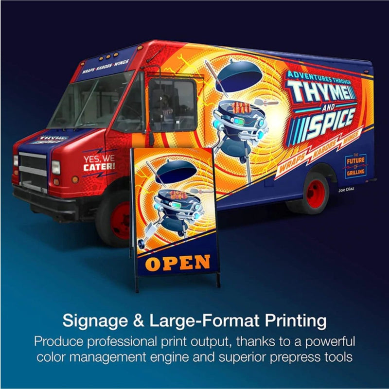 Roland BN-20A Desktop 20" Eco-Solvent Printer & Cutter w/ CMYK Inks & CorelDRAWRoland BN20A w/ CorelDraw MAC - Swing Design19
