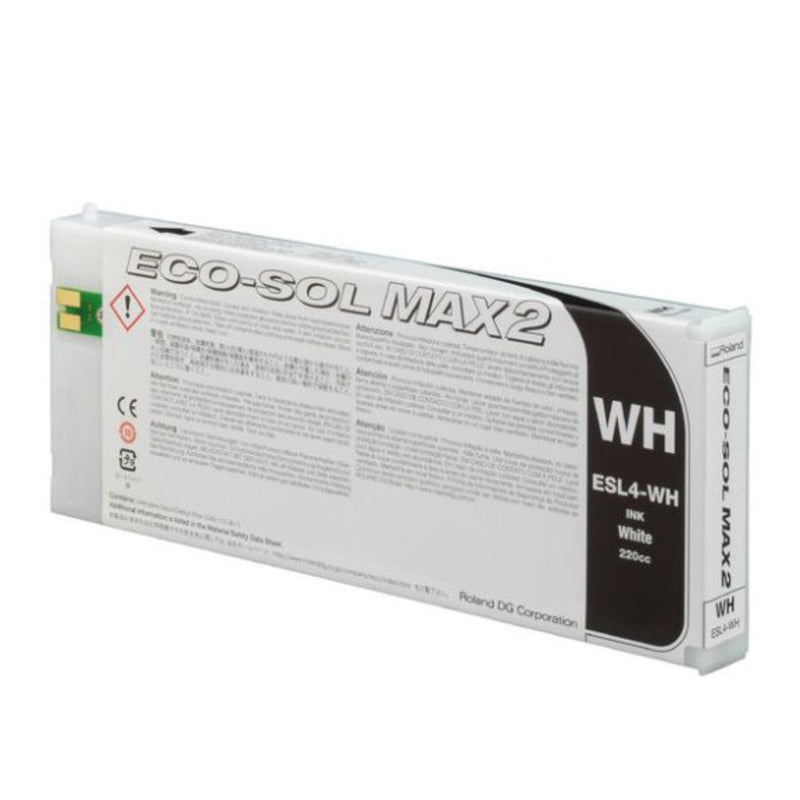 Roland BN2-30 Series Eco-Sol Max 2 Ink Set 220cc - CMYK + White - Swing Design