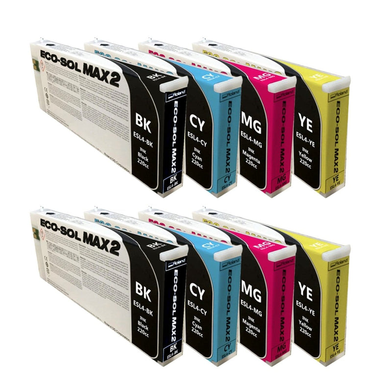 Roland BN2-20A Eco-Solvent 20" Printer & Cutter w/ CMYK Inks x2 & Media - Swing Design10