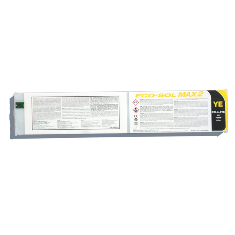 Roland Eco-Sol Max 2 Ink 440cc - Yellow ESL4-4YE Eco Printers Roland