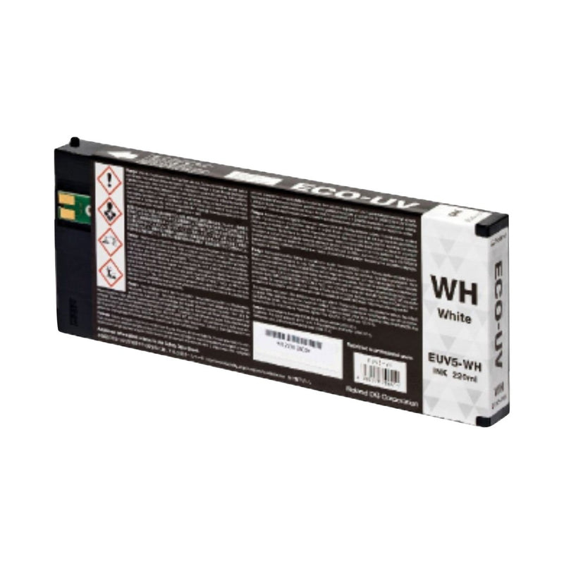 Roland Eco-UV EUV5 Ink 220ml - White EUV5-WH Swing Design 1