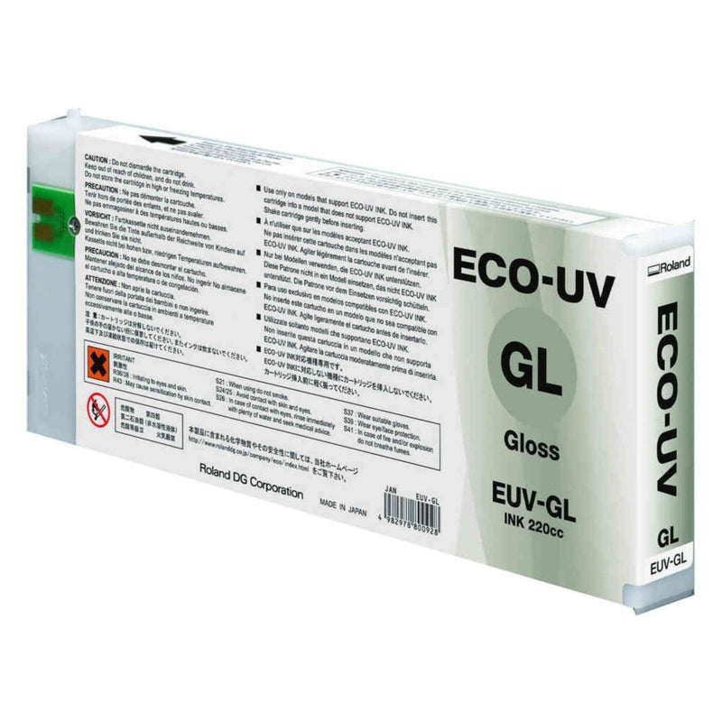 Roland Eco-UV Ink 220ml - Gloss EUV-GL Swing Design 1