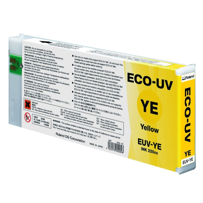 Roland Eco-UV Ink 220ml - Yellow EUV-YE - Swing Design1