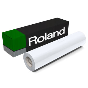 Roland Solvent Glossy Paper With Adhesive - 30" x 100 FT Eco Printers Roland 