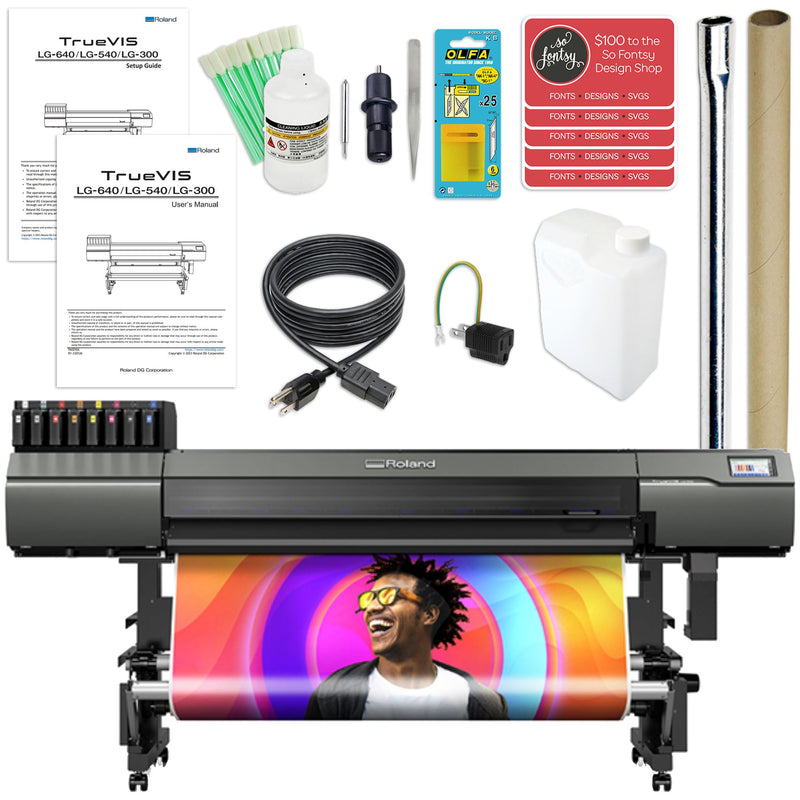 Roland TrueVIS LG-540 UV Printer & Cutter - 54" Eco Printers Roland