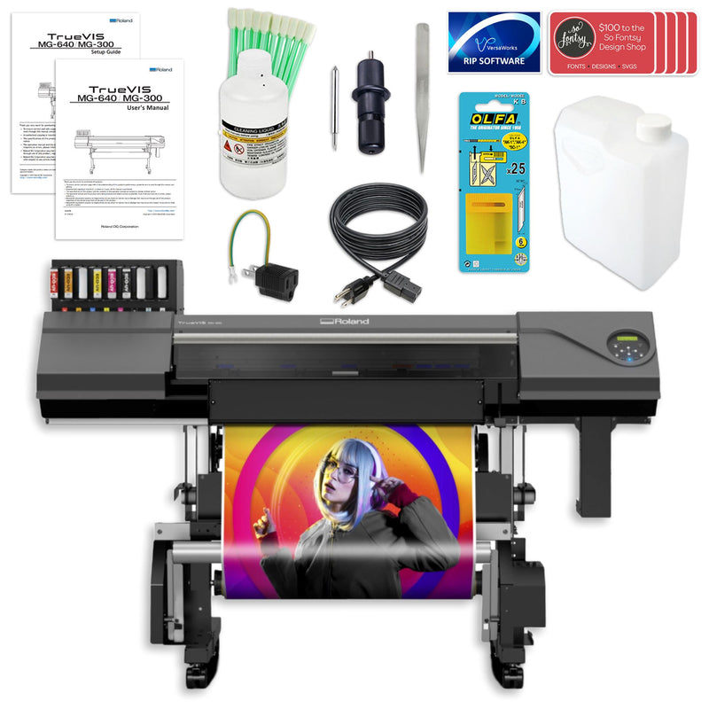 Roland TrueVIS MG-300 UV Printer & Cutter - 30" Eco Printers Roland
