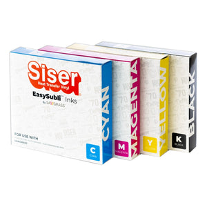 Sawgrass EasySubli Inks SG500 & SG1000 - 4 Pack, 300 Sheets Paper, Blanks & Tape Sublimation Sawgrass 