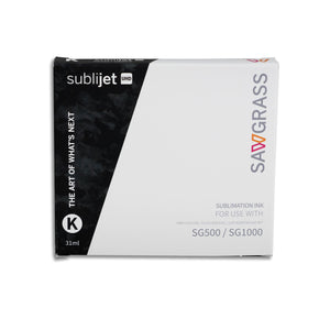 Sawgrass SubliJet-UHD Ink SG500 & SG1000 - Black (K) 31 ML Sublimation Sawgrass 
