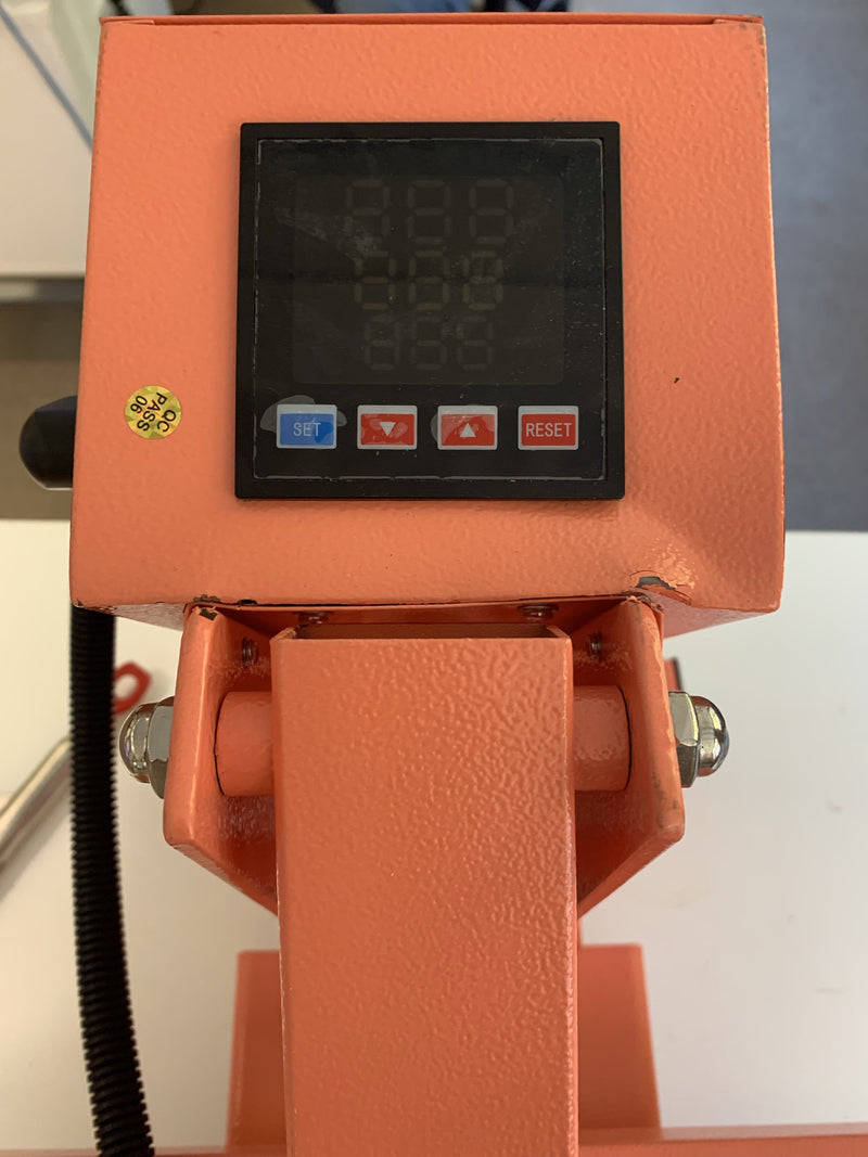 Seconds Swing Design 15" x 15" PRO Slide Out Heat Press - Coral Heat Press Swing Design