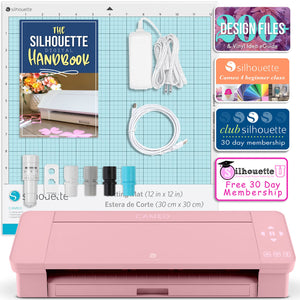 Silhouette Blush Pink Cameo 4 w/ 8-in-1 Starcraft 15" x 12" Heat Press Bundle Silhouette Bundle Silhouette 