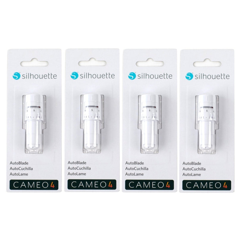 Silhouette Cameo 5, Cameo 4, Curio 2, Portrait 3 & 4 Autoblade - 4 Pack - Swing Design
