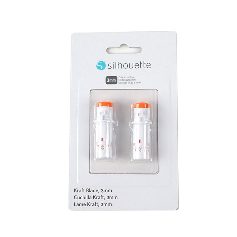 Silhouette Cameo & Curio High Pressure Kraft Blade 3MM - 2 Pack - Swing Design