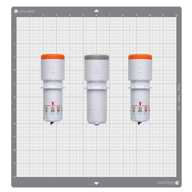 Silhouette Cameo 4 Kraft Blade 3mm Set, Rotary Blade, & Strong Grip Mat Silhouette Silhouette