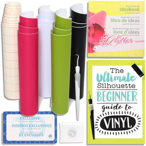 Silhouette Cameo Vinyl Starter Kit with The Ultimate Silhouette Beginner Guide to Vinyl by Melissa Viscount - Swing Design