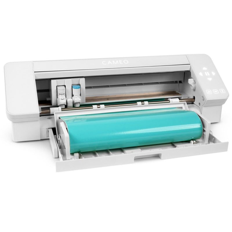 Silhouette White Cameo 4 Business Bundle w/ Oracal Vinyl, Guides, Software, Tools - Swing Design