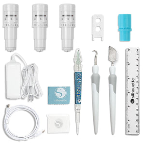 Silhouette White Cameo 4 PRO - 24" 4 Mats, Blades, & Tools Bundle Silhouette Bundle Silhouette 