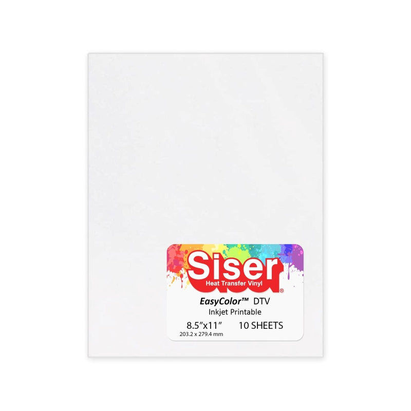 Siser EasyColor DTV (Direct to Vinyl) Heat Transfer 8.4 ”x 11” - 10 Pack - Swing Design1