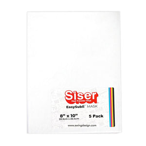 Siser EasySubli Heat Resistant Transfer Sheet 10" x 8" – 5 Pack - Swing Design