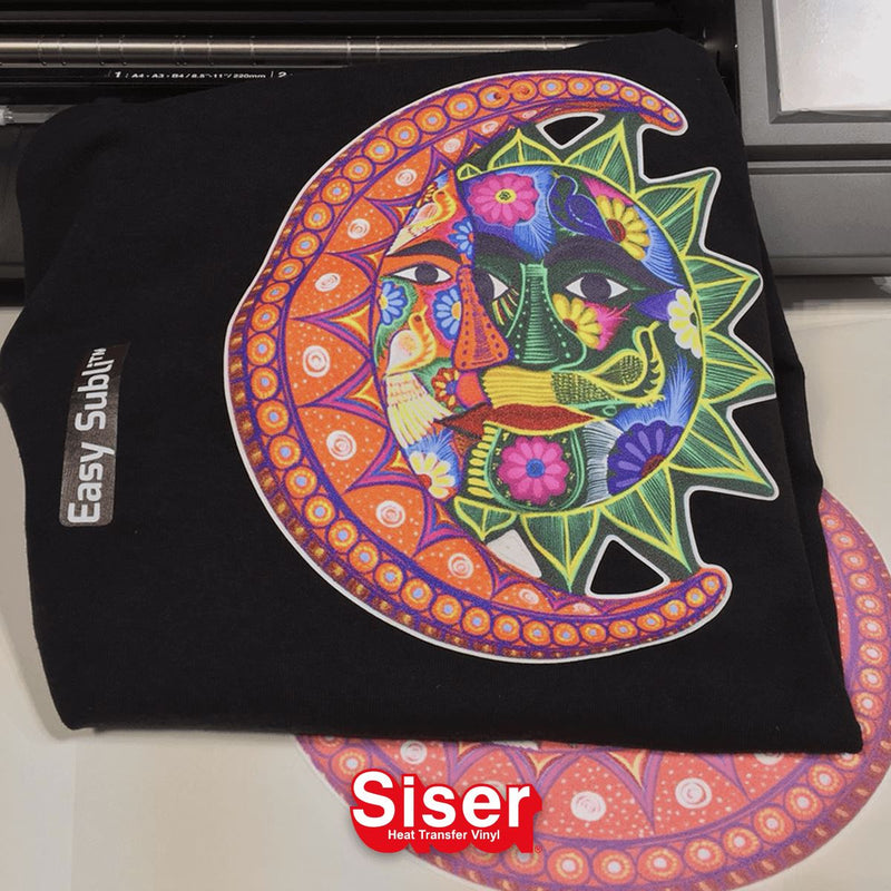 Siser EasySubli Sublimation Heat Transfer Vinyl 8.4" x 11" - 5 Pack - Swing Design3