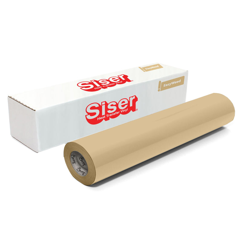 Siser EasyWeed Heat Transfer Material 12 in x 150 ft Roll - 48 Colors Available Siser Heat Transfer Siser Cream