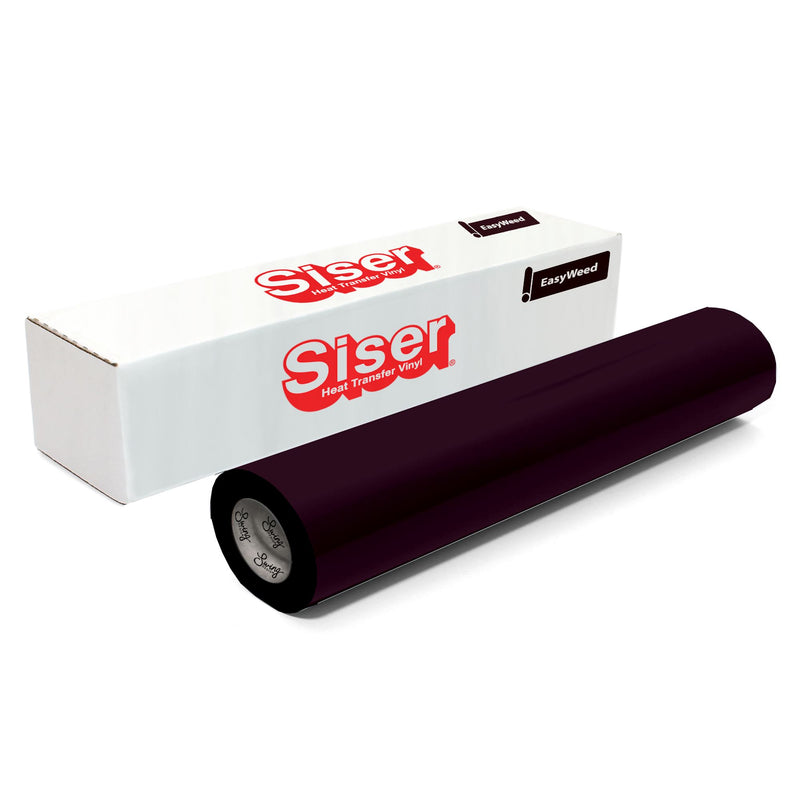 Siser EasyWeed Heat Transfer Material 12 in x 150 ft Roll - 48 Colors Available Siser Heat Transfer Siser Dark Maroon