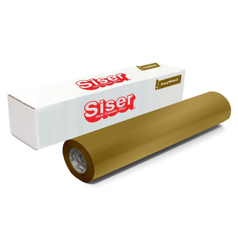 Siser EasyWeed Heat Transfer Material 12 in x 150 ft Roll - 46 Colors AvailableGold - Swing Design26