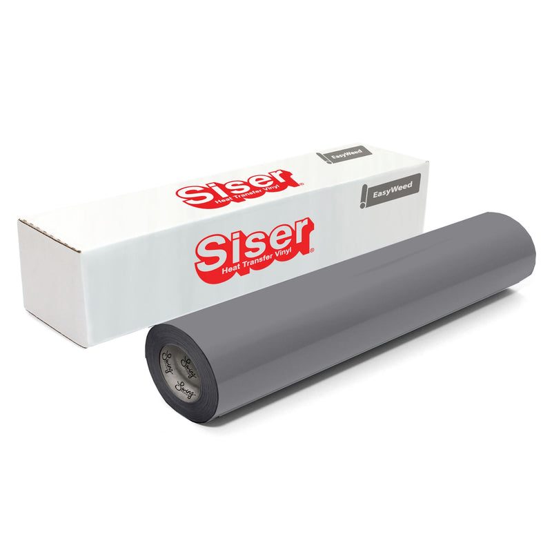 Siser EasyWeed Heat Transfer Material 12 in x 150 ft Roll - 48 Colors Available Siser Heat Transfer Siser Gray