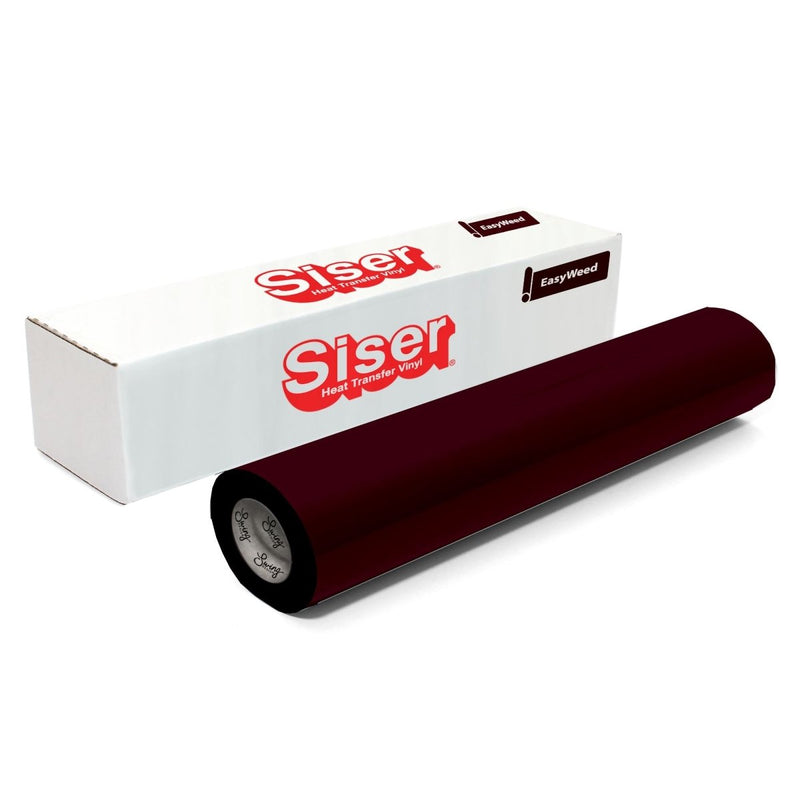 Siser EasyWeed Heat Transfer Material 12 in x 150 ft Roll - 46 Colors AvailableMaroon - Swing Design32