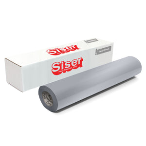 Siser EasyWeed Heat Transfer Material 12 in x 150 ft Roll - 48 Colors Available Siser Heat Transfer Siser Silver 