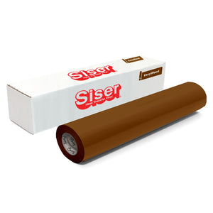 Siser EasyWeed Heat Transfer Material 15 in x 150 ft Roll - 48 Colors Available Siser Heat Transfer Siser Chocolate 