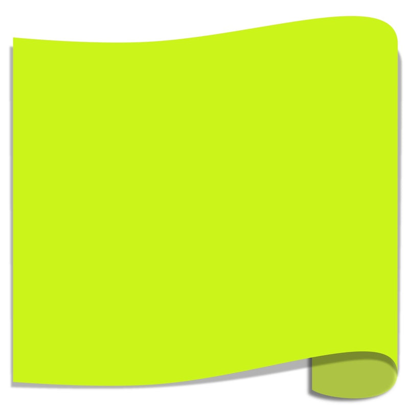 Siser EasyWeed Heat Transfer Vinyl (HTV) 12" x 6 ft Roll - 46 Colors AvailableFluorescent Yellow - Swing Design20