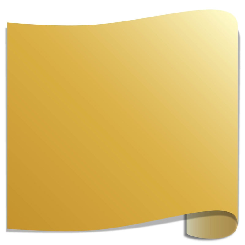 Siser EasyWeed Heat Transfer Vinyl (HTV) 12" x 6 ft Roll - 46 Colors AvailableGold - Swing Design25