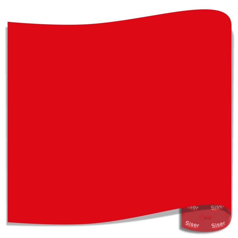 Siser EasyWeed Heat Transfer Vinyl (HTV) - Bright Red12 In x 12 Inch Sheet - Swing Design2