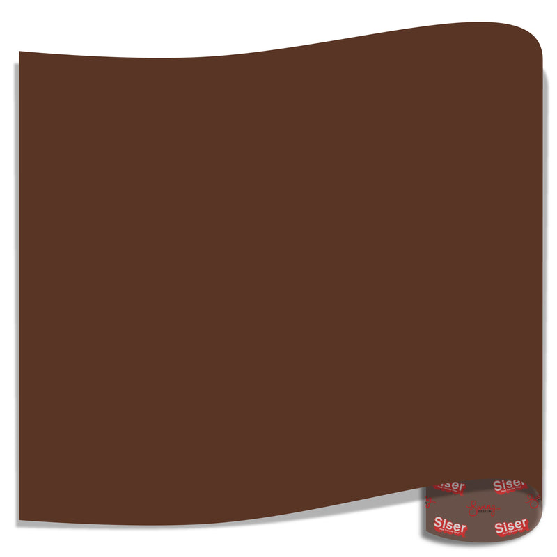 Siser EasyWeed Heat Transfer Vinyl (HTV) - Chocolate - Swing Design