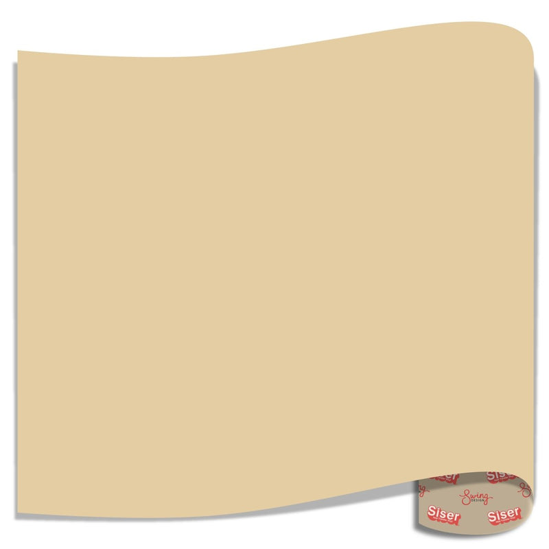 Siser EasyWeed Heat Transfer Vinyl (HTV) - Cream - Swing Design